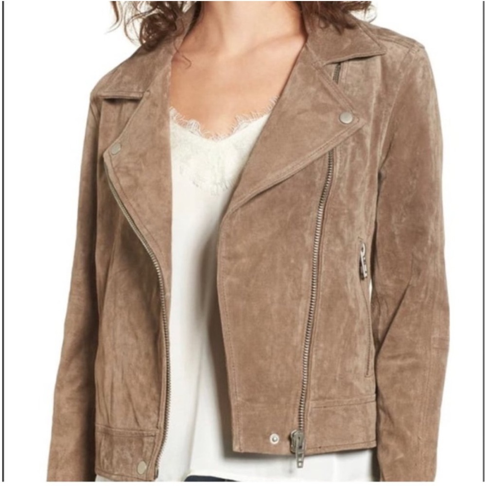 Blank NYC Suede Leather Jacket